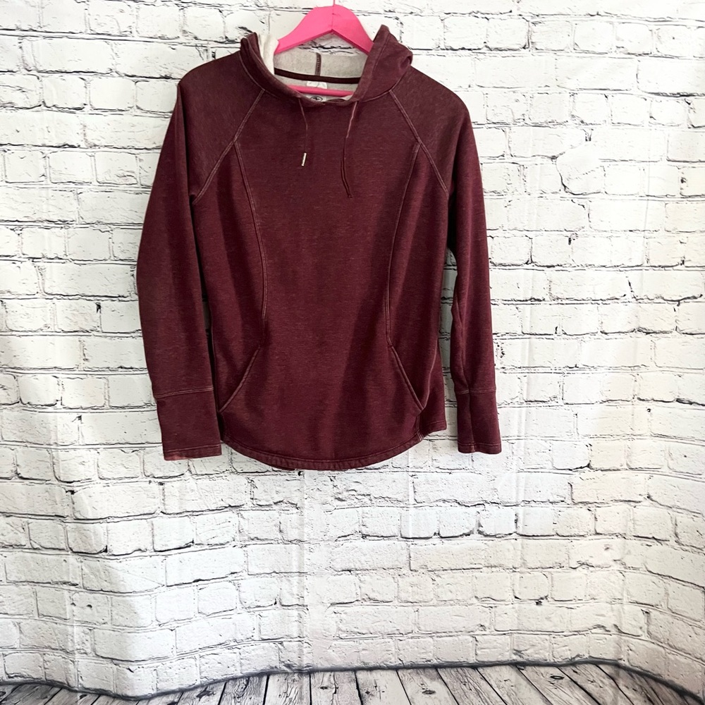 ATHLETIC WORKS. Maroon hoodie.  Size S